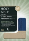 KJV Giant Print Reference - Leathersoft Blue & Tan